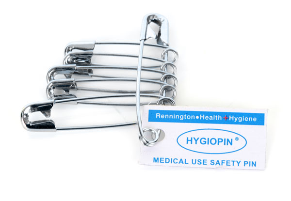 HYGIO PIN SAFETY PINS PK 6  - CM0469