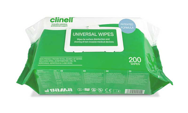 CLINELL UNIVERSAL WIPES - CM1902